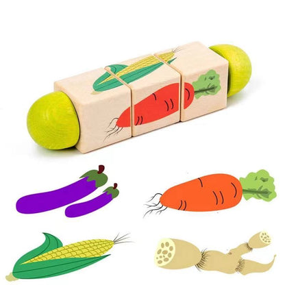 Wooden Rotating Animal Puzzle - Best Montessori Toys