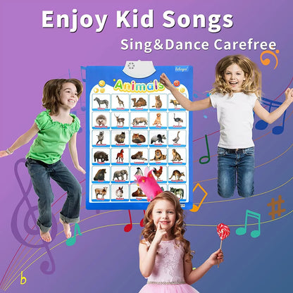 Animals Recognition Chart with Sound for Kids - 906