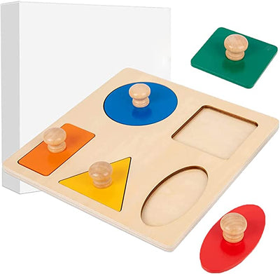 Puzzle à gros boutons 5 formes