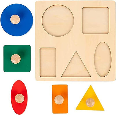 Puzzle à gros boutons 5 formes