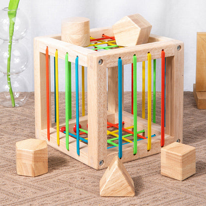 Wooden Shape Insert Box - Best Fine Motor Skill Toy
