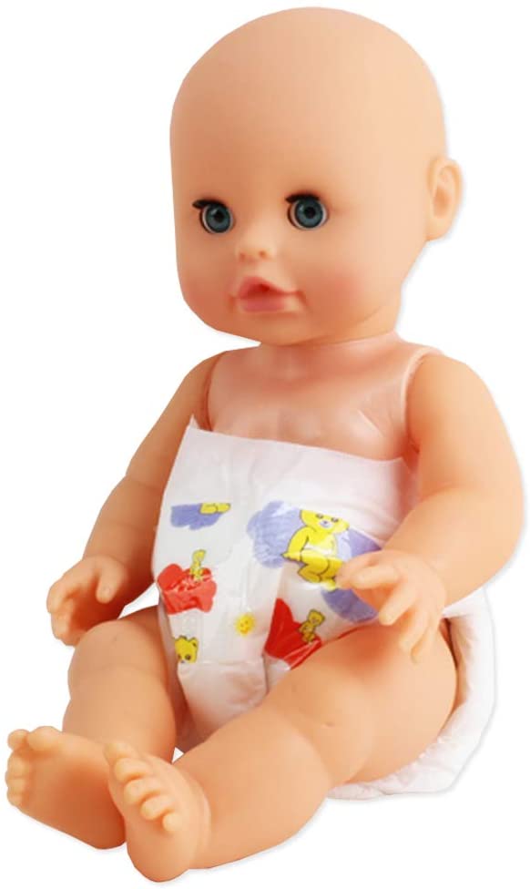 12” Interactive Swimming Baby Doll Bath Time Bathing and Swim Play Set with Toy Rubber Ring Soap Kids Toys Prefect Christmas Gift