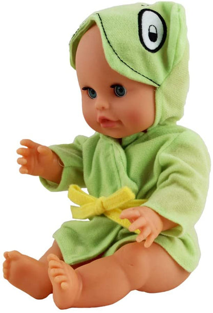 12” Interactive Swimming Baby Doll Bath Time Bathing and Swim Play Set with Toy Rubber Ring Soap Kids Toys Prefect Christmas Gift