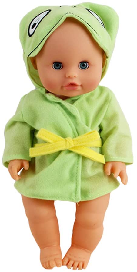 12” Interactive Swimming Baby Doll Bath Time Bathing and Swim Play Set with Toy Rubber Ring Soap Kids Toys Prefect Christmas Gift