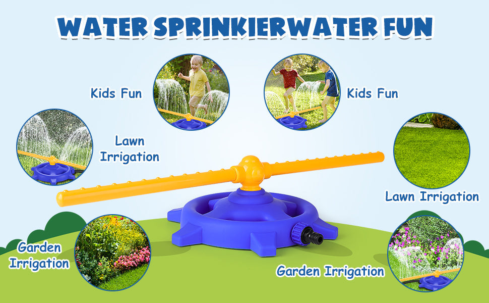 Yard Outdoor Activities Water Sprinklers Summer Toy for Kids Sprays Outside Garden Lawn Water Toys for Boys Girls Activities Backyard Game