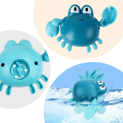 Baby Bath Toys Floating Boat Toys Baby Bath Tub Kids Bath interactive Sensory Toys with Waterwheel for Bathroom Bath time Swimming Pool