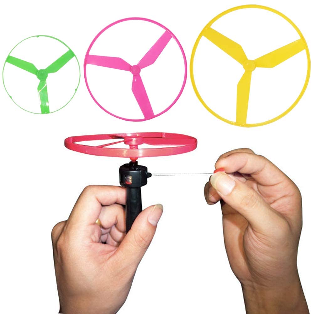 2-in-1 Super Bubble Push along Lawnmower Toy Machine Boomerangs and UFO Flyers for Indoor and Outdoor Use–Great Christmas Gift for Kids