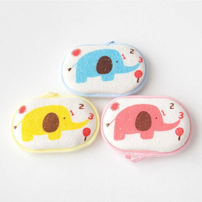 Fidtoy Baby Bath Sponge – Soft Cotton Bath Sponge for Newborn & Infant Bathing