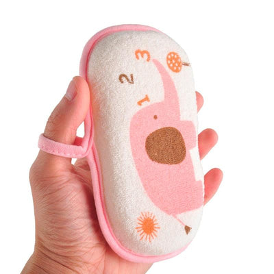 Fidtoy Baby Bath Sponge – Soft Cotton Bath Sponge for Newborn & Infant Bathing