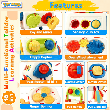 Activity Cube – 10-in-1 Baby Development Toys for Toddlers