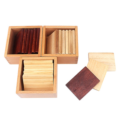 Fidtoy Barres Baric Tablettes Montessori Jouet Sensoriel en Bois
