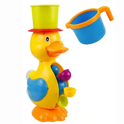 Fidtoy Bathtub Attachment Bathtub Toy – Toddler Waterwheel Bath Toy with Suction Cups for Baby Bath Time Play