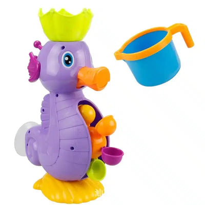 Fidtoy Bathtub Attachment Bathtub Toy – Toddler Waterwheel Bath Toy with Suction Cups for Baby Bath Time Play
