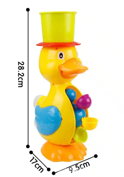 Fidtoy Bathtub Attachment Bathtub Toy – Toddler Waterwheel Bath Toy with Suction Cups for Baby Bath Time Play