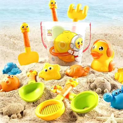 Fidtoy Beach Toys Kit - Water Sand Game for Kids Outdoor Play & Montessori Learning