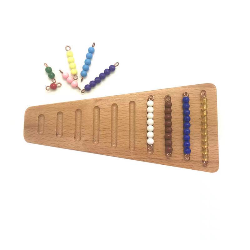 Montessori Wooden Bead Stairs With Beads- Best montessori toys