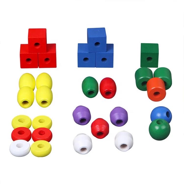Montessori Wooden Beads Puzzle Box - Montessori Educational Toys