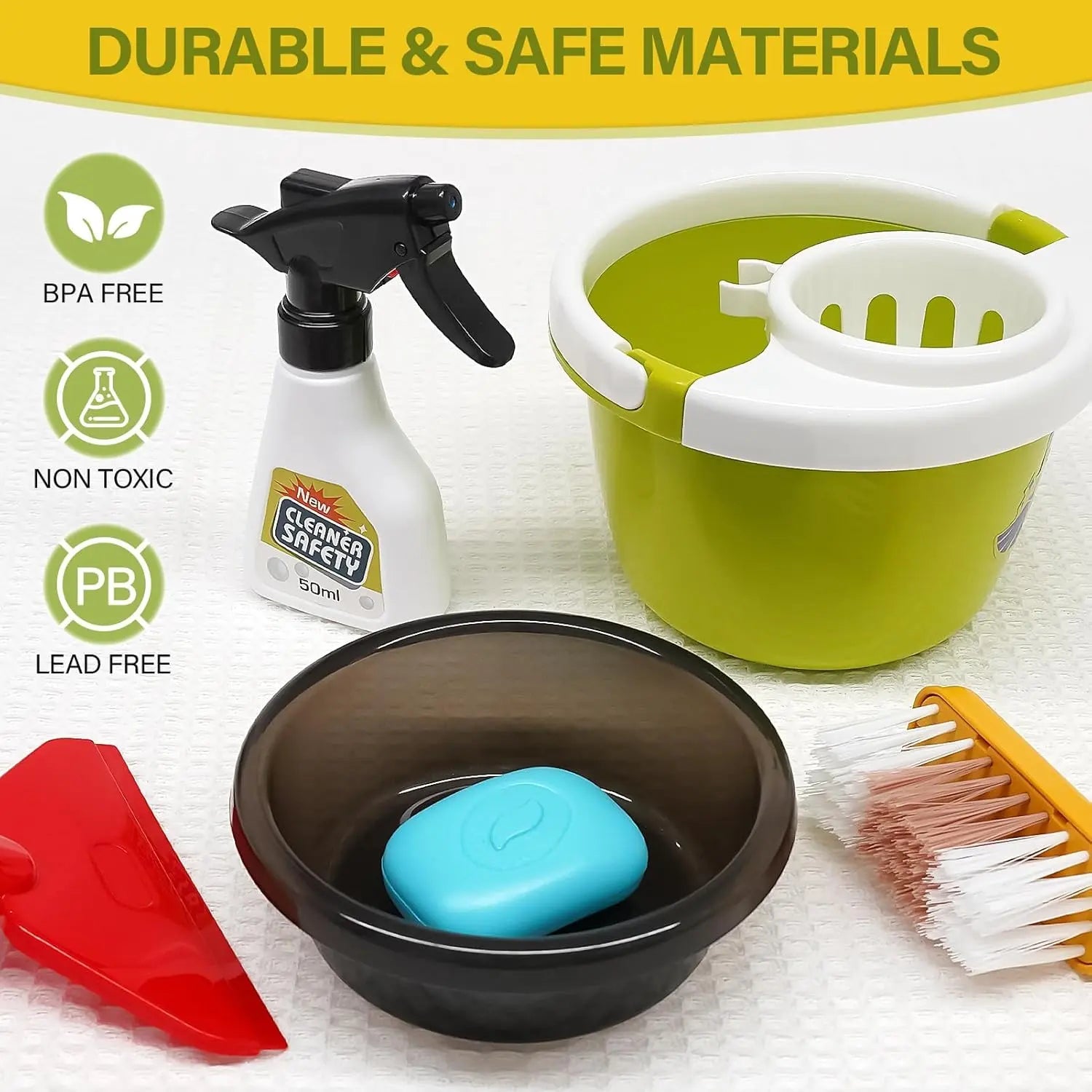 Kids Cleaning Toy Set for Age 3-7