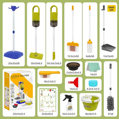 Ensemble de Jouets de Nettoyage pour Enfants (3-7 ans)