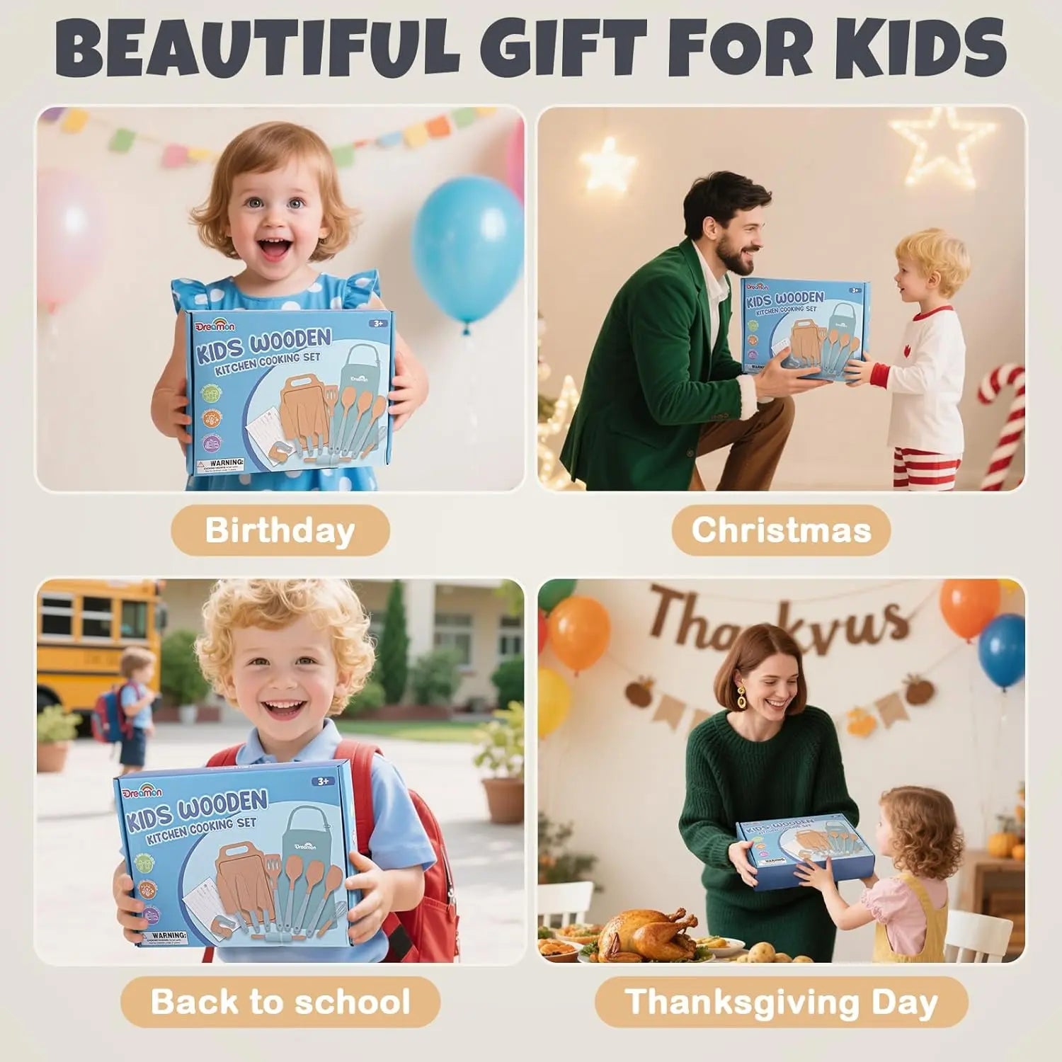 Kit de cuisine Montessori pour les 3-12 ans
