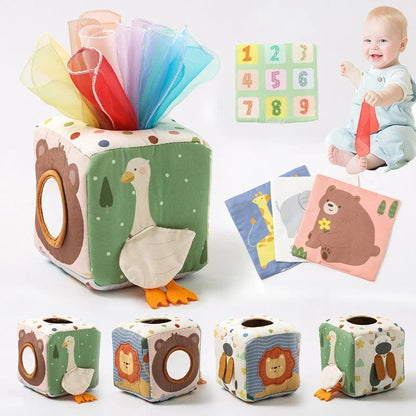 Boîte à Mouchoirs Montessori Bébé