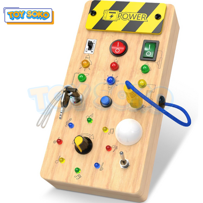 LED Light Busy Board – Preschool Brain Development Toys