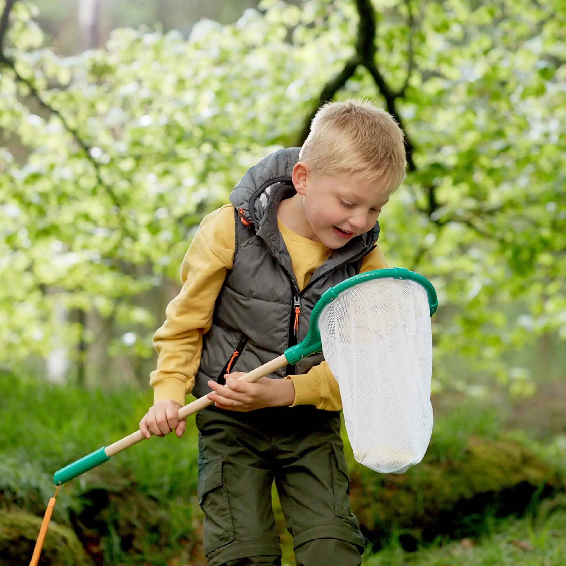 Fidtoy Kids Butterfly Net Outdoor Explorer Toy Nature Learning Tool