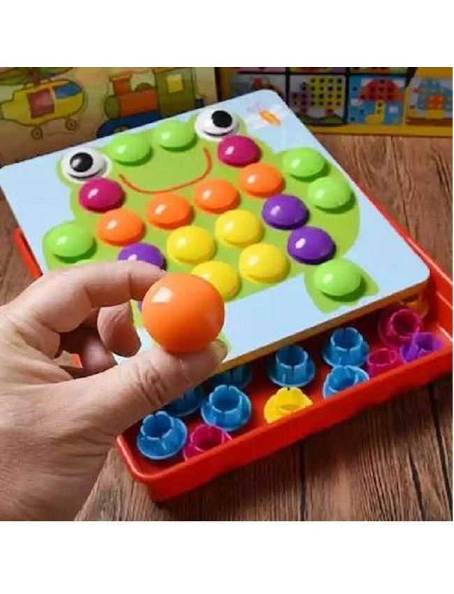 3D Puzzles Button Art Color Matching