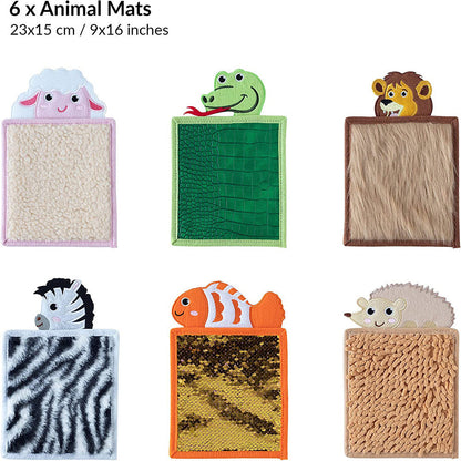 Animal Sensory Mats Set Of 6 - Best Sensory Toys
