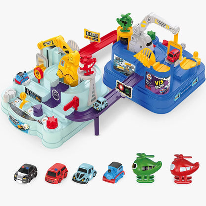 Car Adventure Toys Cars Race Track Toys for Kids Educational Puzzle Car Playset Engineering Toy Vehicles Toys Birthdays Christmas Gifts