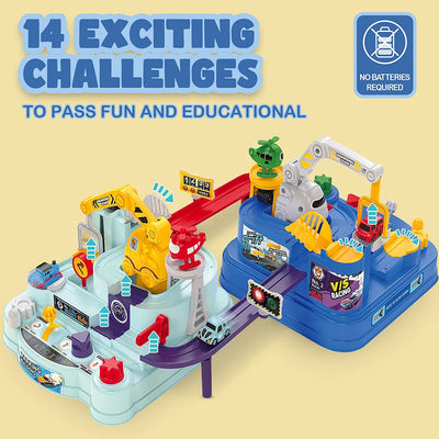 Car Adventure Toys Cars Race Track Toys for Kids Educational Puzzle Car Playset Engineering Toy Vehicles Toys Birthdays Christmas Gifts