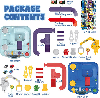 Car Adventure Toys Cars Race Track Toys for Kids Educational Puzzle Car Playset Engineering Toy Vehicles Toys Birthdays Christmas Gifts