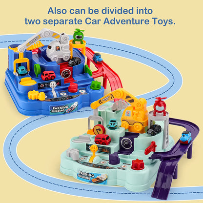 Car Adventure Toys Cars Race Track Toys for Kids Educational Puzzle Car Playset Engineering Toy Vehicles Toys Birthdays Christmas Gifts