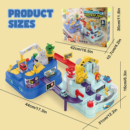 Car Adventure Toys Cars Race Track Toys for Kids Educational Puzzle Car Playset Engineering Toy Vehicles Toys Birthdays Christmas Gifts
