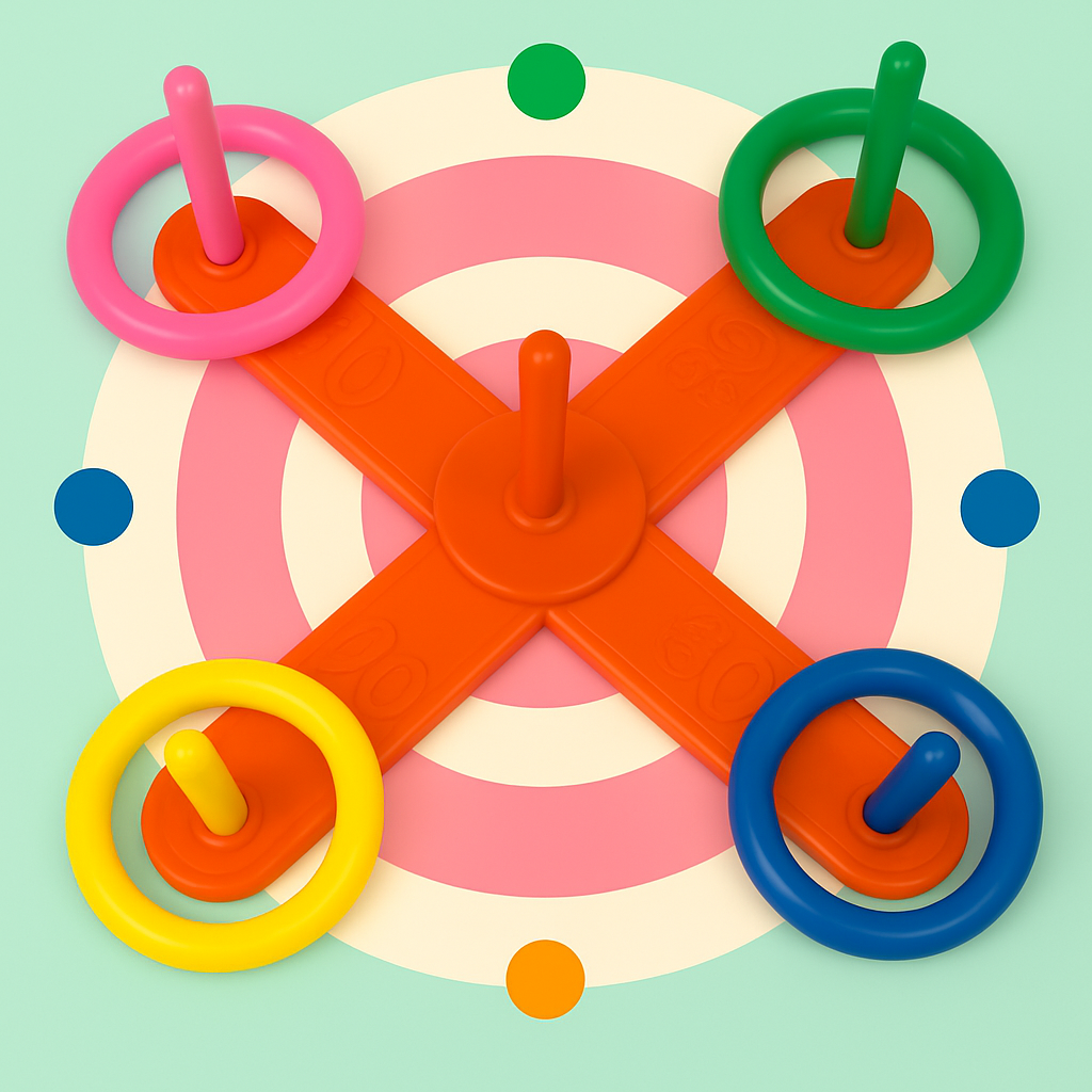 Hoop Ring Toss™ – Gooi & Scoor – Ringen Gooien Buitenspeelset