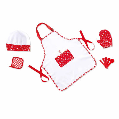 Fidtoy Kids Chef Costume Set Cooking Role Play Outfit with Accessories