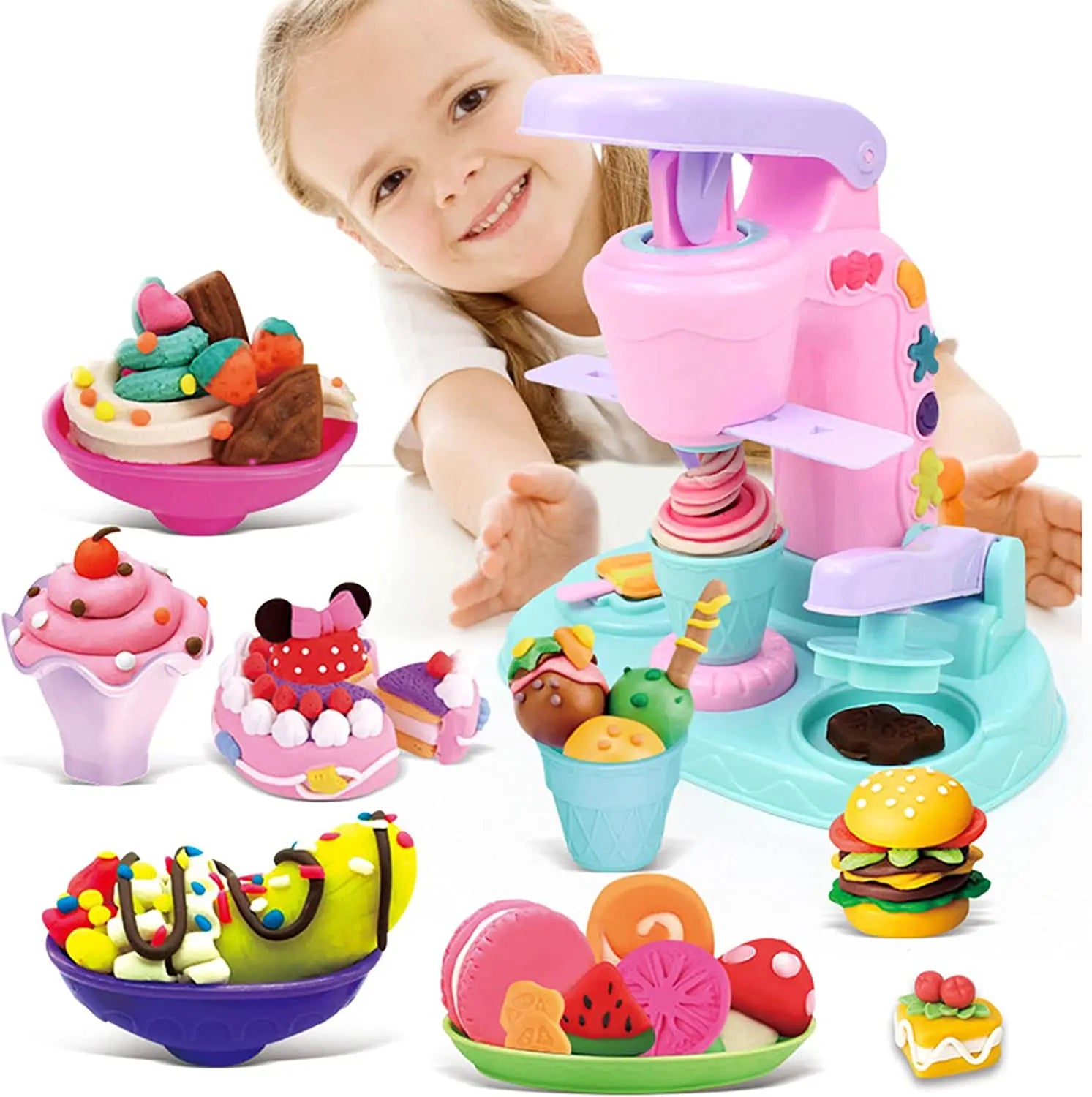 Ice Cream Clay Set™ - Créations Cool - Machine à glace en pâte à modeler
