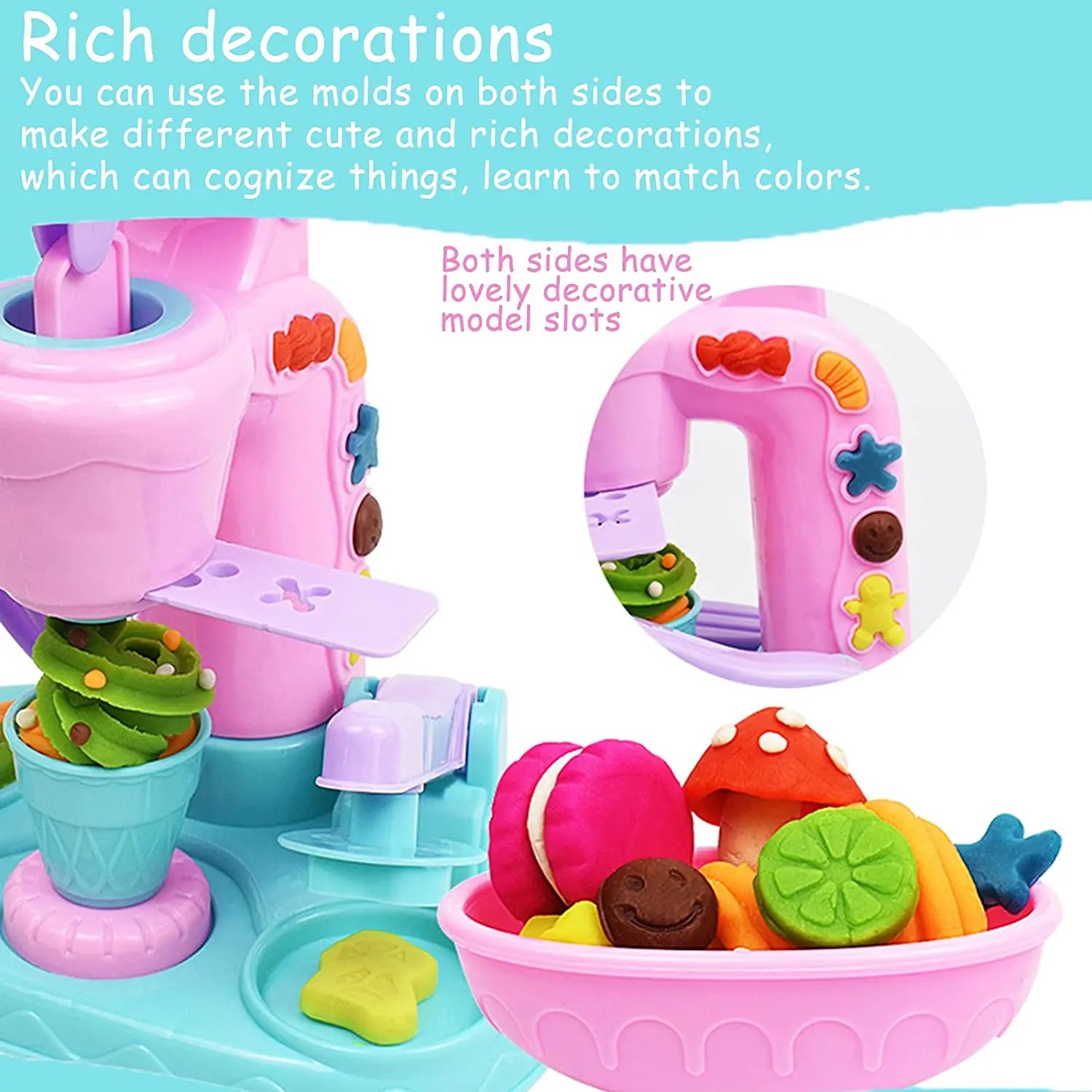 Ice Cream Clay Set™ - Créations Cool - Machine à glace en pâte à modeler