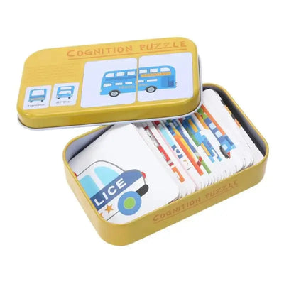Fidtoy 4 cajas de diferentes colores – Juguete educativo Montessori para niños pequeños y preescolares