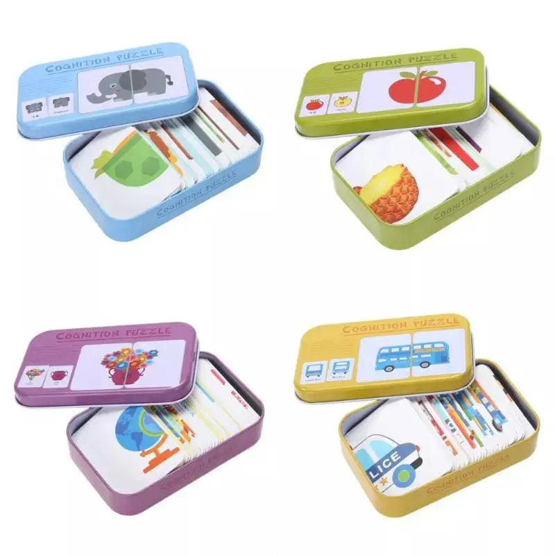 Fidtoy 4 Different Color Boxes – Montessori Educational Toy for Toddlers & Preschoolers