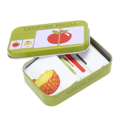 Fidtoy 4 cajas de diferentes colores – Juguete educativo Montessori para niños pequeños y preescolares