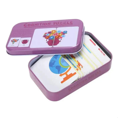 Fidtoy 4 cajas de diferentes colores – Juguete educativo Montessori para niños pequeños y preescolares