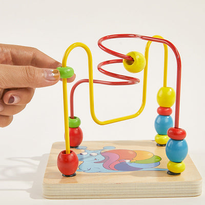 Fidtoy Cube d'Activités 5-en-1 en Bois pour Bébés et Tout-Petits