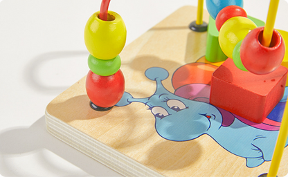 Wooden Activity Cube Toy Multi Function Learning Motor Skills Toddler Children