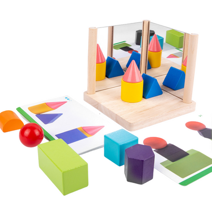 Montessori Mirror Reflection Building Toy