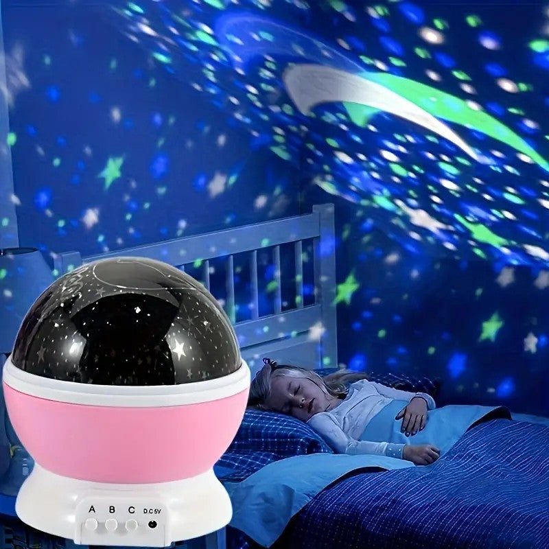 Fidtoy Starry Sky Night Light for Toddlers – Calming LED Projector for Bedroom & Nursery
