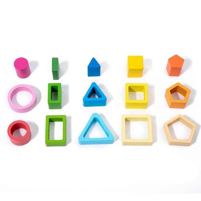 Wooden Color and Shape Sorter