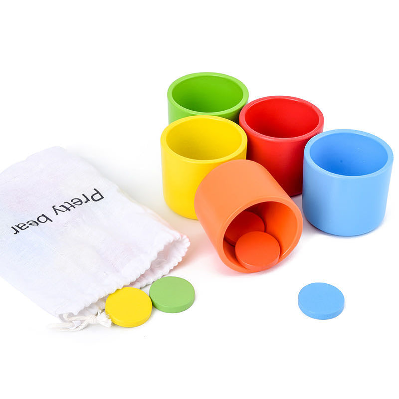 Montessori Color Classification Matching Cups - Best montessori toys