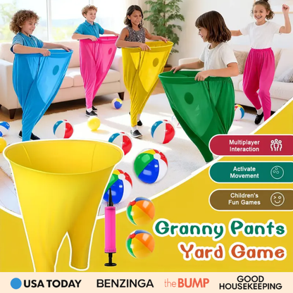 GrannyBouncePants™ Catch & Toss Game - Hilarious Screen-Free Fun for Kids and Grownups