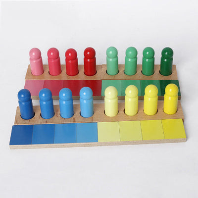 Juego Montessori de Ejercicios para Emparejar Colores